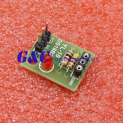 2pcs DS18B20 Temperature Sensor Shield Module without Chip DS18B20 A2TM