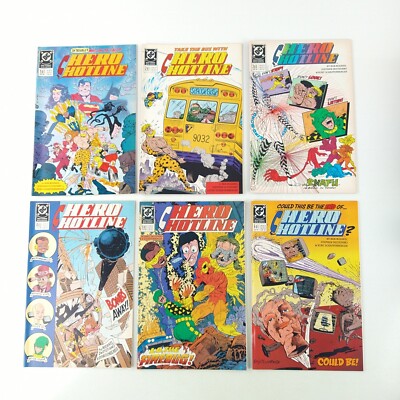 Hero Hotline #1-6 Complete Set 1 2 3 4 5 6 Lot NM- (1989 DC Comics)