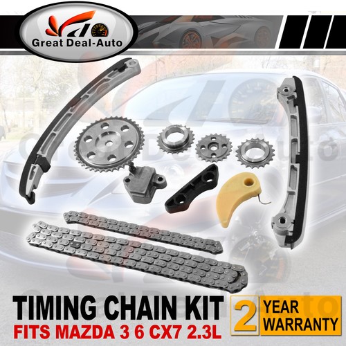 Fit For Mazda 3 6 CX7 Timing Chain Kit 2.3L MPS TURBO L3K9 L3KG w