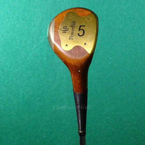 VINTAGE PowerBilt Citation LTD Persimmon Fairway 5 Wood Dynamic C Steel Uniflex