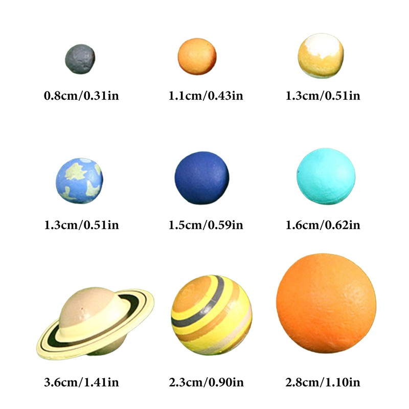 Children's Solar System Planet Educational Ball Toys Solar System Relaxing Balls