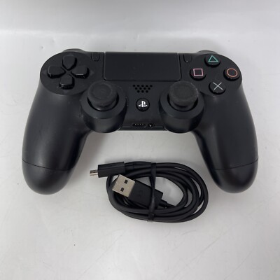 Tested Genuine Sony PS4 PlayStation DualShock 4 Controller Black CUH-ZCT1U