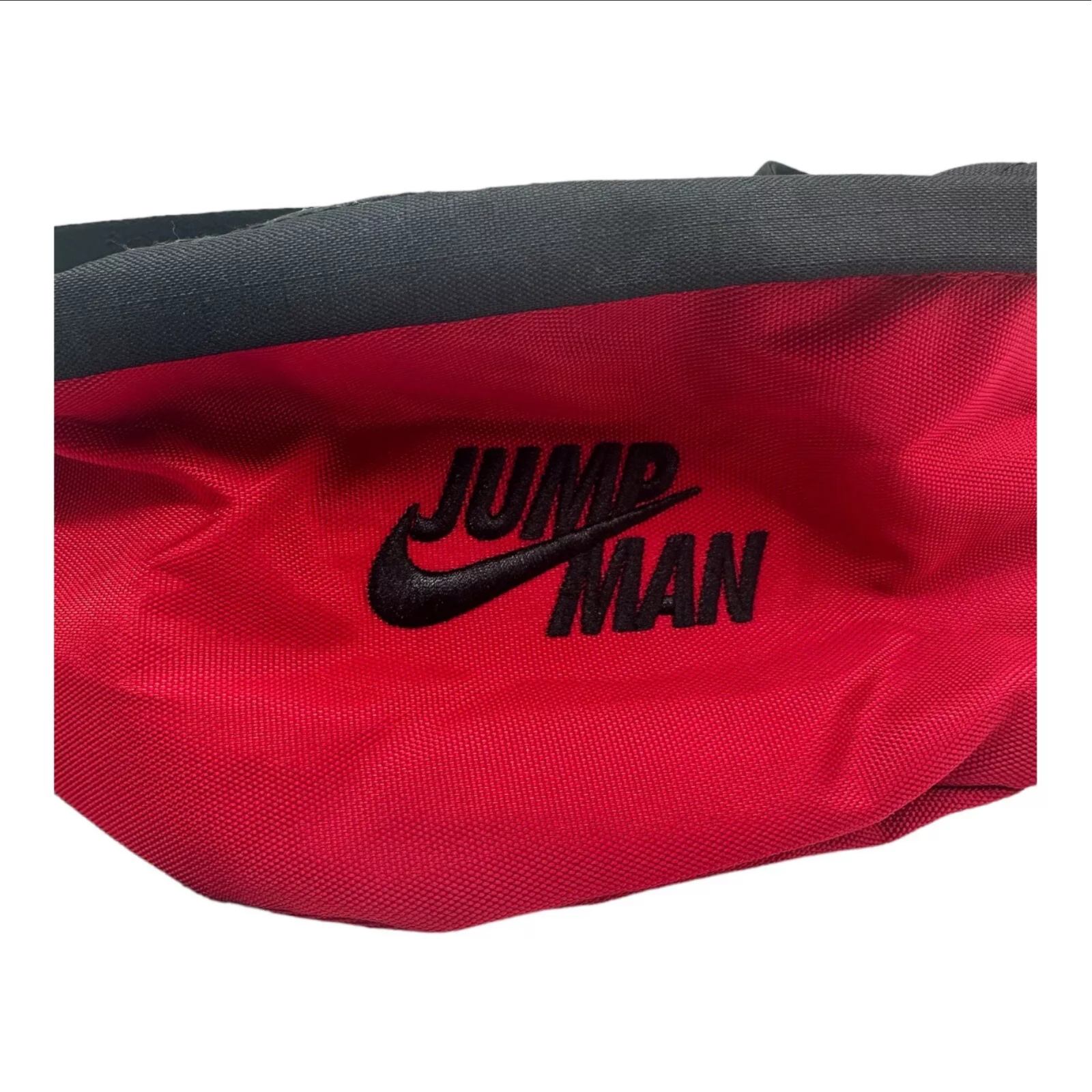 Nike Jordan Jumpman X Crossbody Fanny Pack Bag Black Red Nike Jordan Jumpman X Crossbody Fanny Pack Bag Black Red