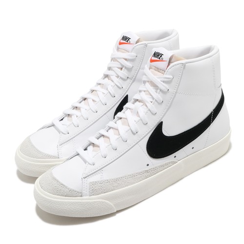 

Nike Blazer Mid 77 VNTG Vintage White Black Мужская повседневная классическая обувь BQ6806-100, Белый, Blazer Mid 77 Vntg