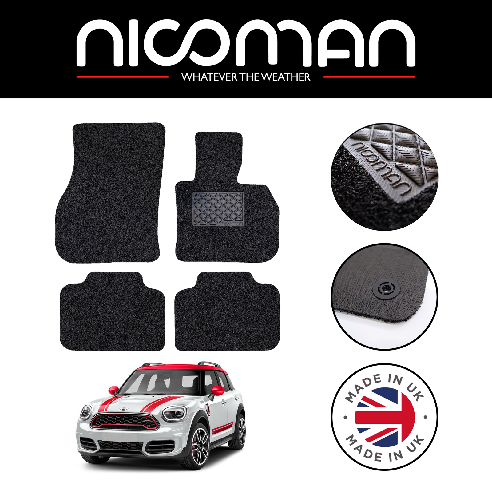 Mini car floor mats discount