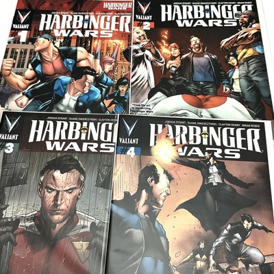 Harbinger Wars Valiant Comic Full Run Issues 1-4 Complete VF/NM Variant Covers