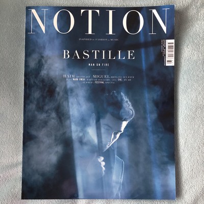 NOTION Magazine BASTILLE Exclusive Cover Issue 64 Limited Edition 2013 HAIM