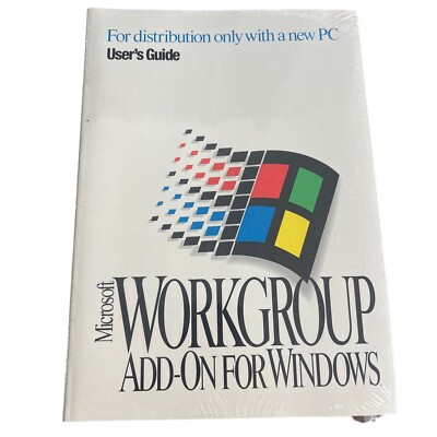 User's Guide Microsoft Workgroup Add-On For Windows NEW & SEALED
