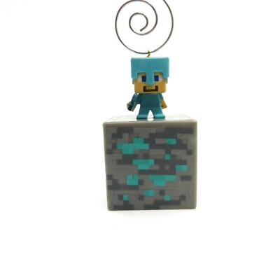 Minecraft Ender Dragon Steve Sword Figure Block Christmas Tree Ornament