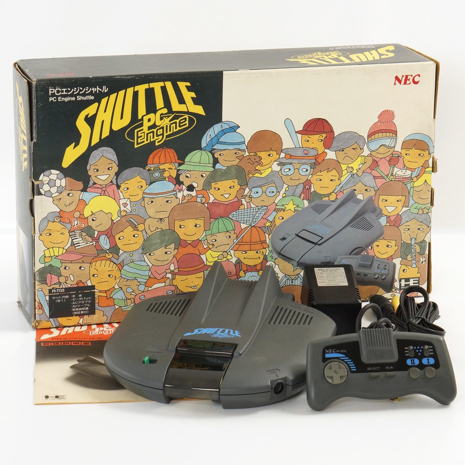 動作確認済】PCエンジン シャトル PCEngine SHUTTLE PI-TG2 NEC 電源 
