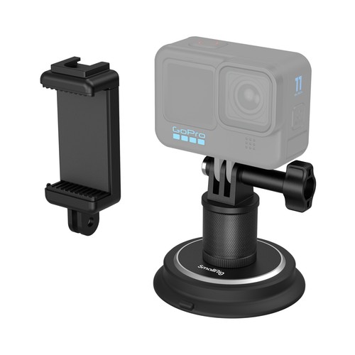 Suction Cup Mounting Support for Action Cameras|GoPro Cage| DJI Action 4 Cage
