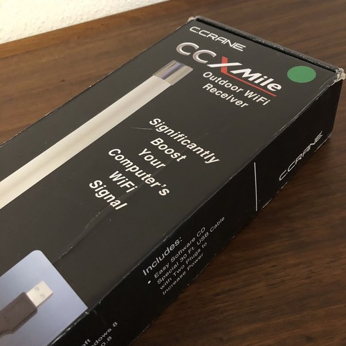 C CRANE CCX Mile Outdoor USB WiFi Adapter and Antenna Booster NEW
