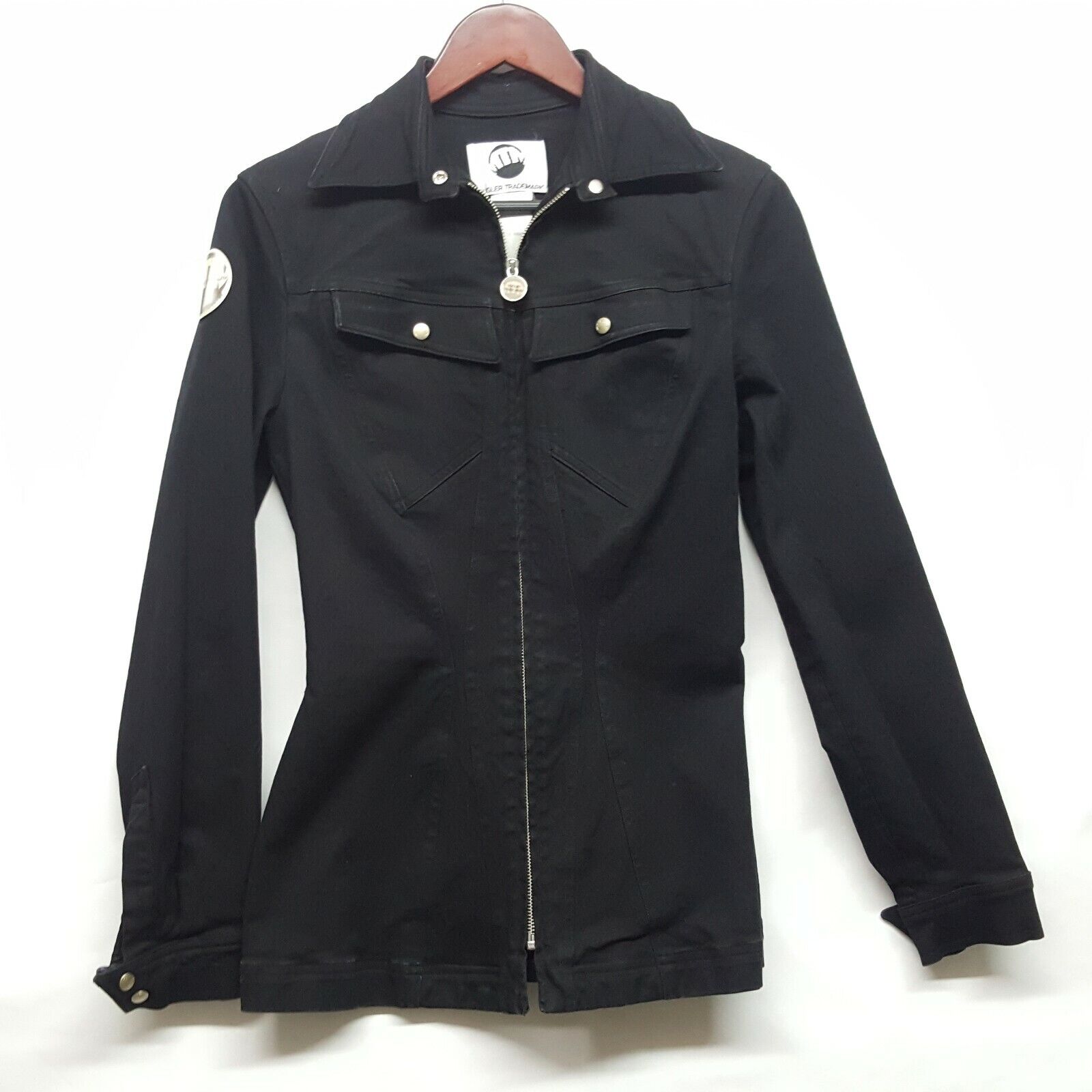 Vintage MTM Thierry Mugler Trademark Cotton Black Denim Vintage MTM Thierry Mugler Trademark Cotton Black Denim