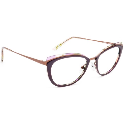 Jean Lafont Eyeglasses Brigitte 7087 Purple&Brown Cat Eye Frame France  52-18 134