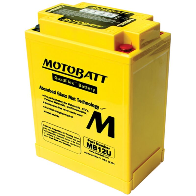 New Motobatt Battery for Universal Products 12N124A, 12N12A4A1, YB12AA, YB12AAS