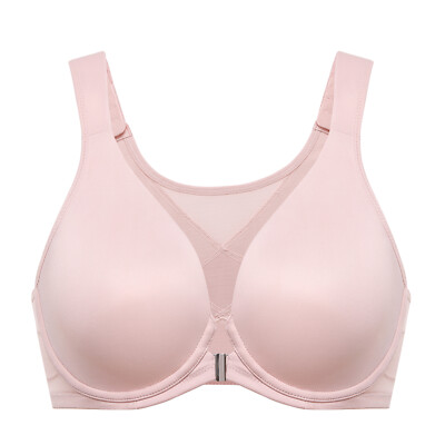 DELIMIRA Women's Front Closure Bras Posture Full Coverage Underwire Unlined Bra
