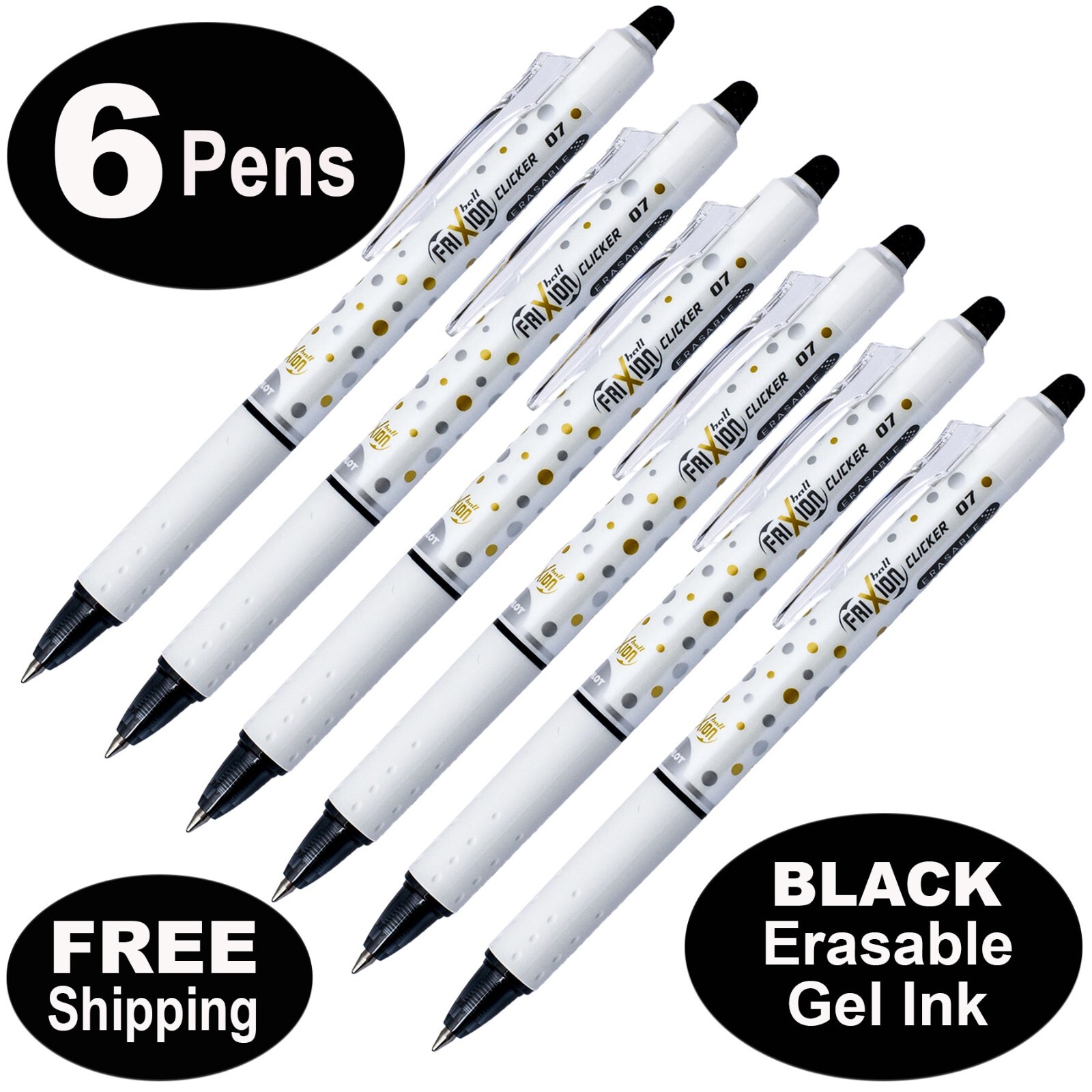 Pilot FriXion Clicker 07 Erasable Pen 15217, Design