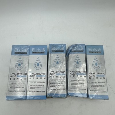 5x Hyaluronic Acid Serum ELBBUB For Reducing Fine Lines & Wrinkles 1 FlOz 30ml
