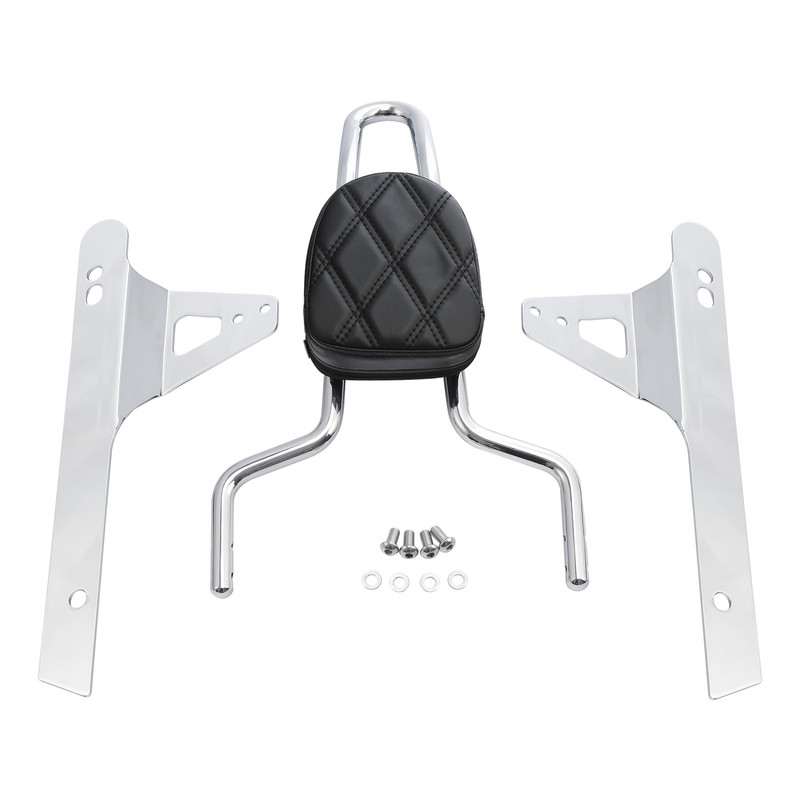 Sissy Bar Luggage Rack Backrest Fit For Harley Dyna Fat Bob Wide Glide 2006-2017