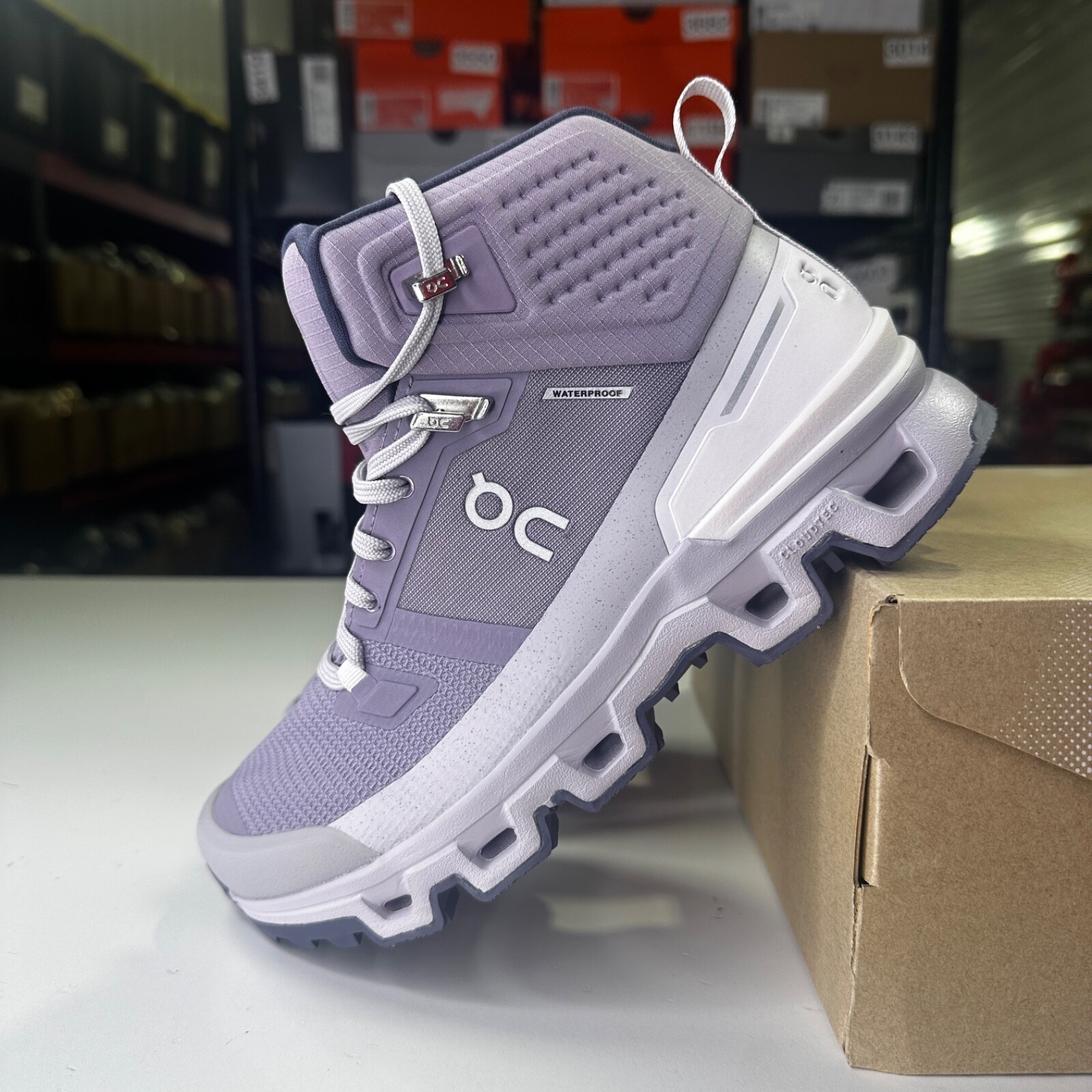 Women's On Cloudrock 2 Waterproof Boots Shark / Fade