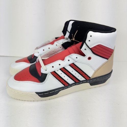 Men's Adidas Originals Rivalry High Leather Basketball Shoes