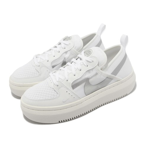 Nike Wmns Court Vision ALTA TXT White Metallic Silver Women