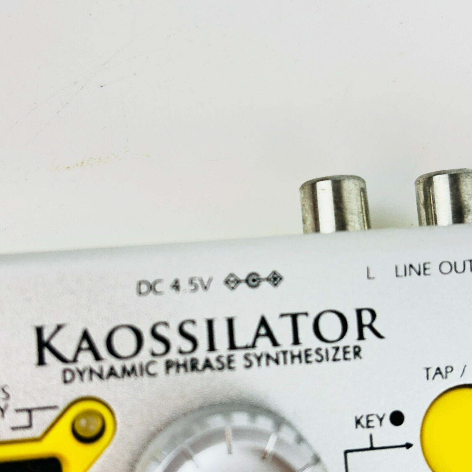 Korg KO-1 Kaossilator Dynamic Phrase Synthesizer Yellow Used Korg KO-1 Kaossilator Dynamic Phrase Synthesizer Yellow Used