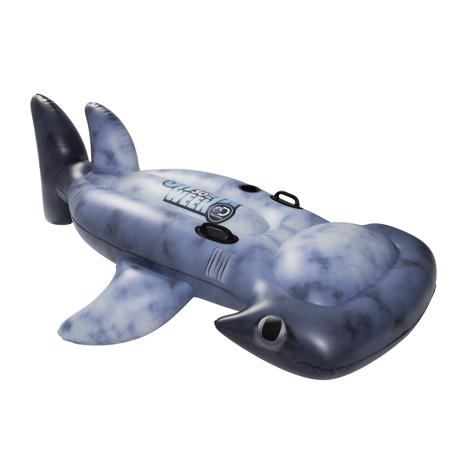 ORIGINAL Discovery Shark Week HAMMERHEAD SHARK Inflatable Pool Lounge Float