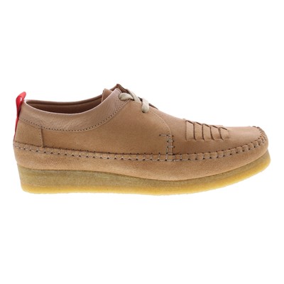

Clarks Weaver Weft 26165827 Мужские коричневые оксфорды и туфли на шнуровке повседневная обувь, Коричневый, Clarks Weaver Weft