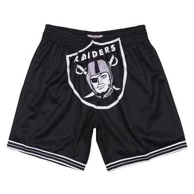 Мужские шорты Mitchell & Ness Black/White NFL Las Vegas Raiders Big Face - S