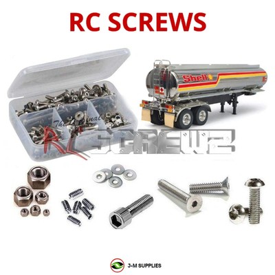 RCScrewZ Stainless Steel Screw Kit tam192 for Tamiya Tanker Trailer #56303 | UPG