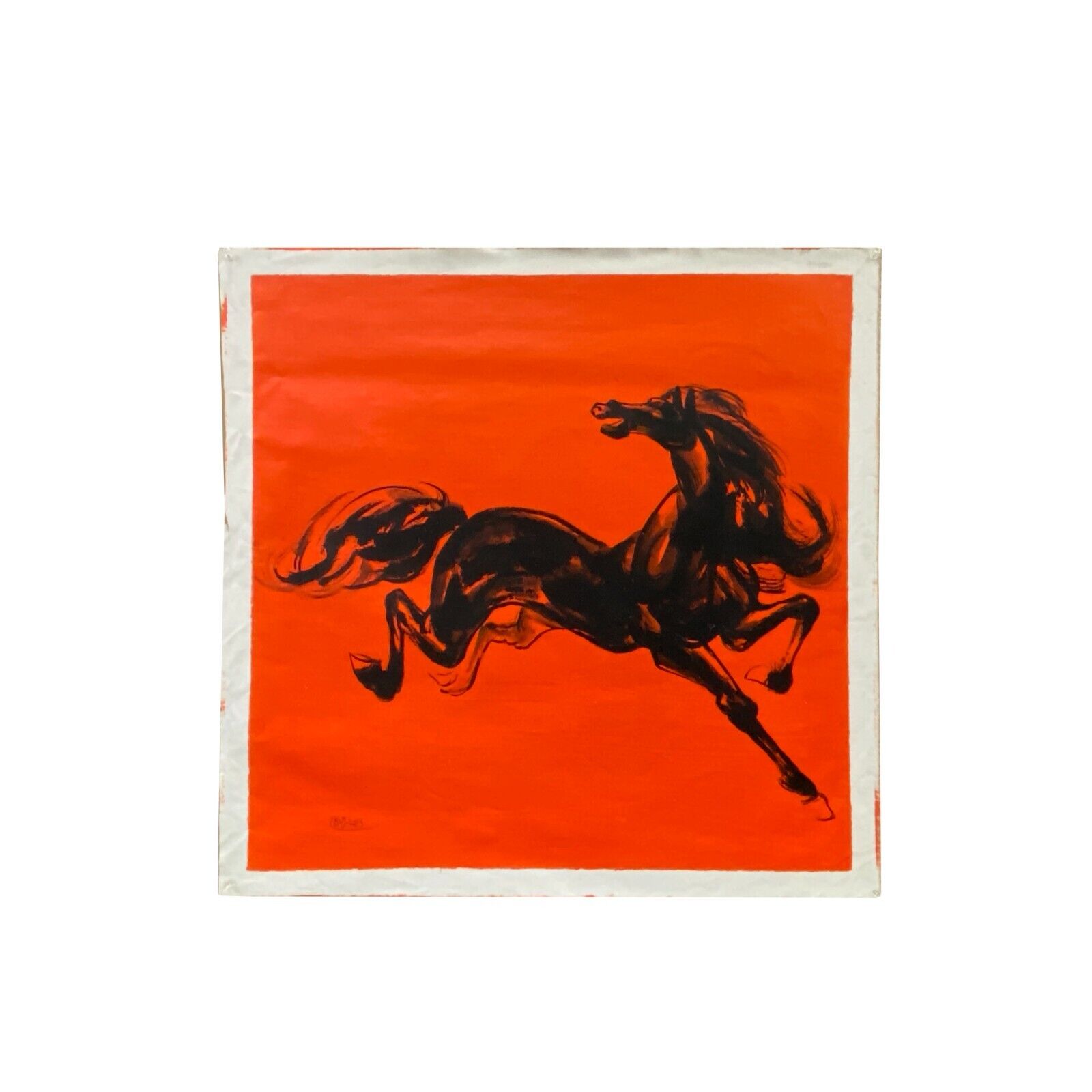 Oil Paint Canvas Art Black Artistic Racing Horse Wall Decor Painting ws3433S Oil Paint Canvas Art Black Artistic Racing Horse Wall Decor Painting ws3433S