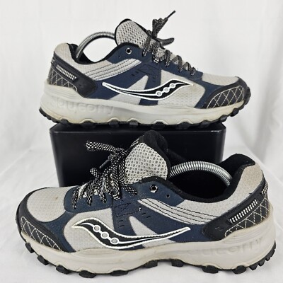 saucony grid raptor tr 2 running trail shoes mens 9 grey blue s25427 1 256121232436