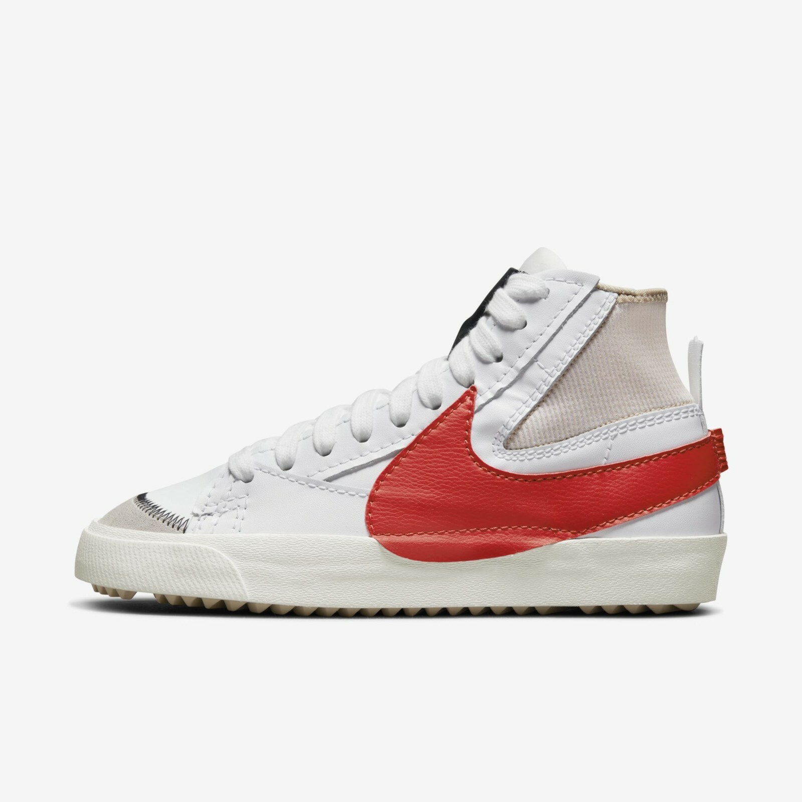 Nike Blazer Mid 77 Jumbo Shoes Men's Sneakers White/Red