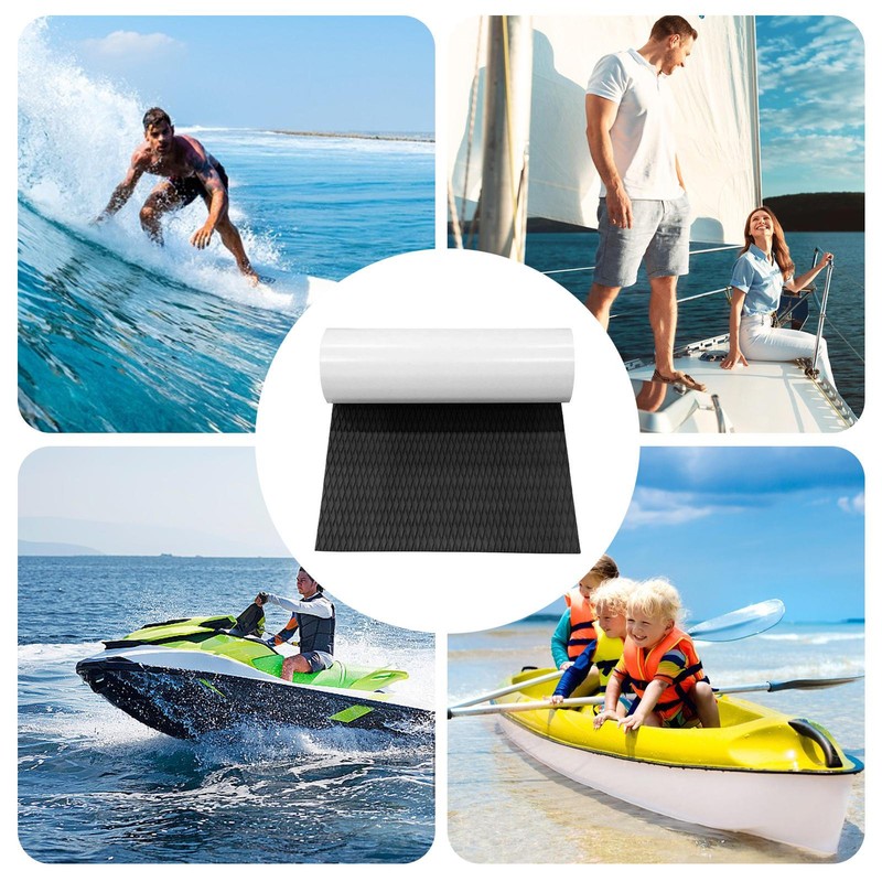 Boat Flooring EVA Foam Boat Decking Non-Slip Surfboard Traction Pad 120x30cm