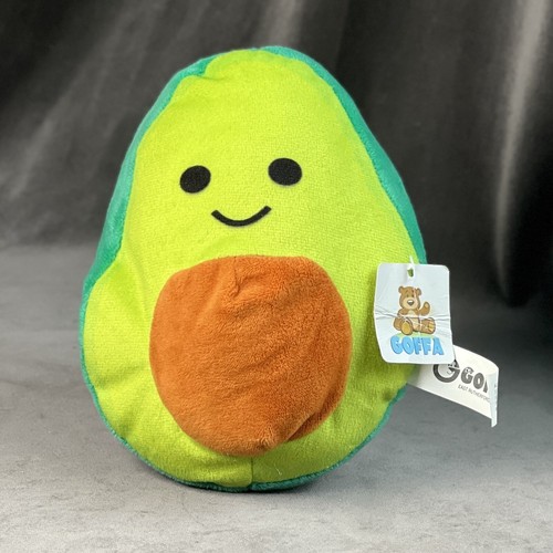 Goffa AVOCADO plush 7” Plush Stuffed Animal Green Toy Guacamole
