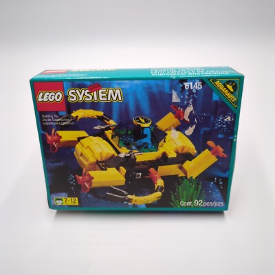 LEGO System Aquanauts #6145 Crystal Crawler 92 pcs New *DENTED BOX*
