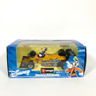 DISNEY GOOFY BURAGO DIECAST FORMULA RACING CAR 1/24 SCALE 2904