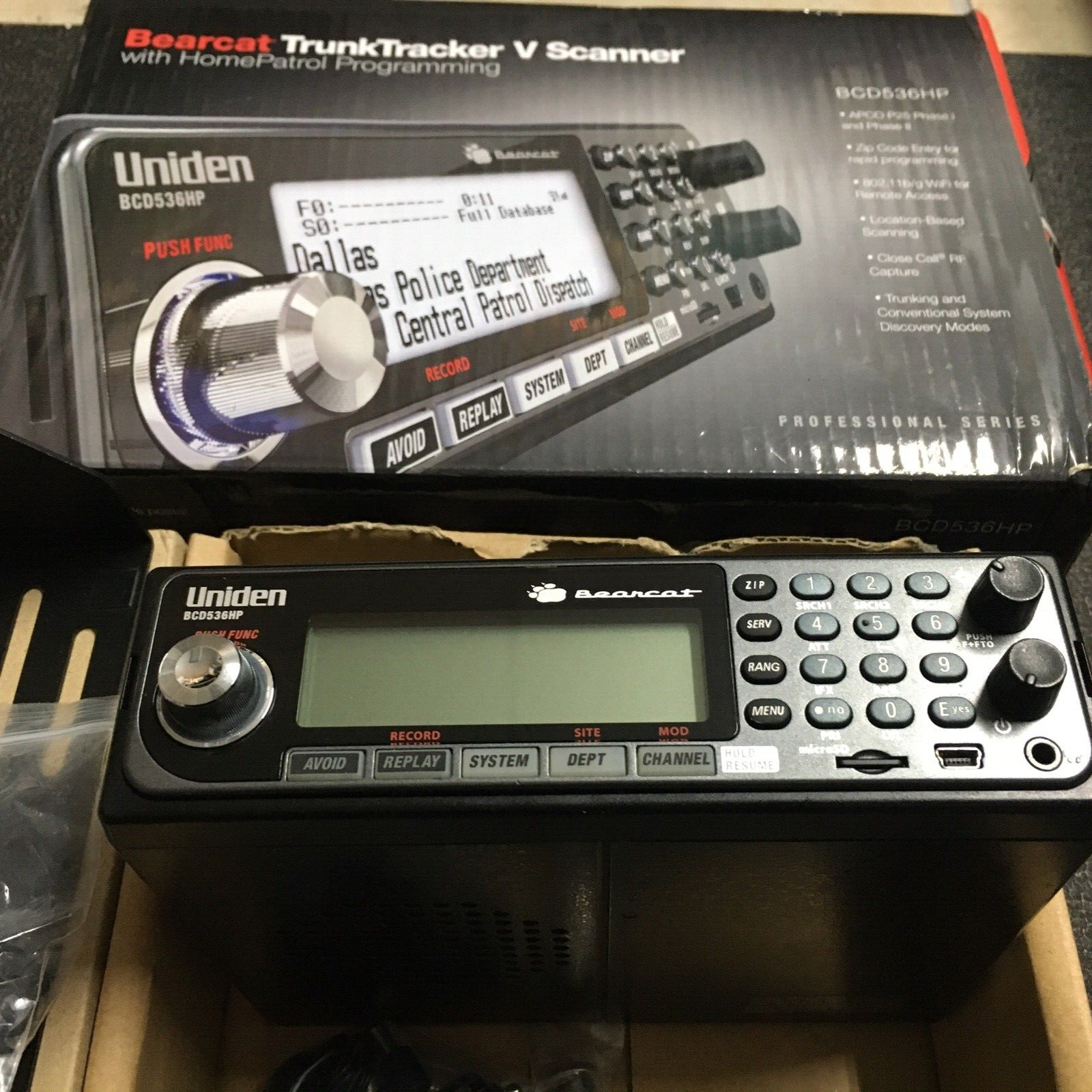 Uniden BCD536HP Home Patrol Digital Phase 2 Base Mobile