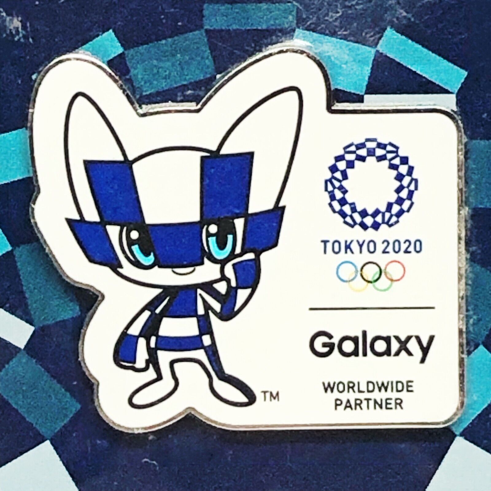 2020 Tokyo Olympics Pin Badge Miraitowa Mascot Galaxy World 2020 Tokyo Olympics Pin Badge Miraitowa Mascot Galaxy World