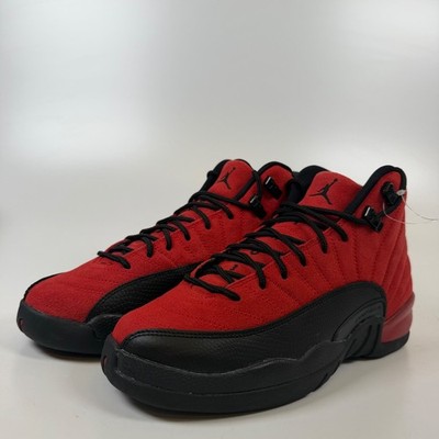 Air Jordan 12 Retro GS Reverse Flu Game Varsity Red Black 153265-602 Size 6.5Y