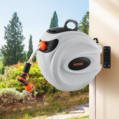 VEVOR Retractable Hose Reel Water Hose Reel 100'x1/2