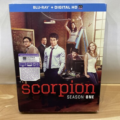 Scorpion: Season One (Blu-ray, 2014) No Digital