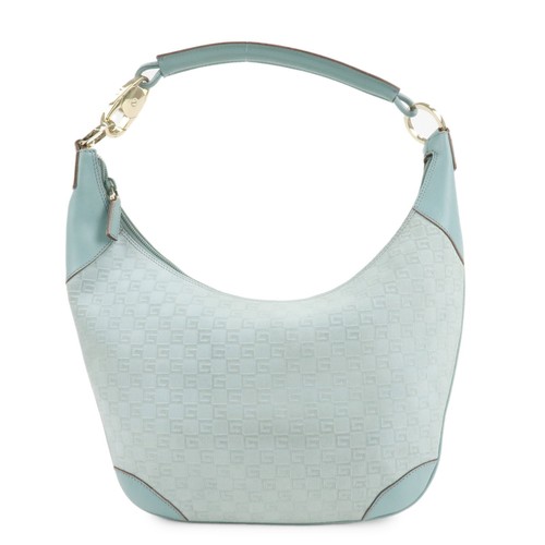 HANA　グッチ Authentic GUCCI Suede Leather Shoulder Bag Hand Bag Light