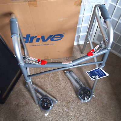 OPEN BOX never used!  DRIVE Medical Deluxe FOLDING WALKER 