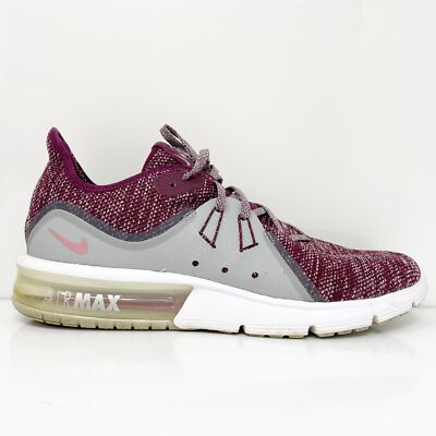 

Nike Womens Air Max Sequent 3 908993-606 Красные кроссовки для бега, размер 10, Красный, Air Max Sequent 3