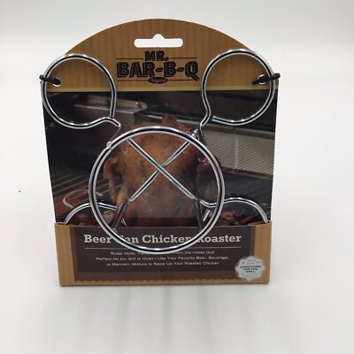 Mr Bar-B-Q Original Beer Can Chicken Roaster Barbecue Grill Oven Kitchen Gadget