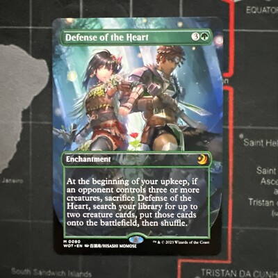 Defense of the Heart Non Foil  Anime Borderless Wilds of Eldraine NM