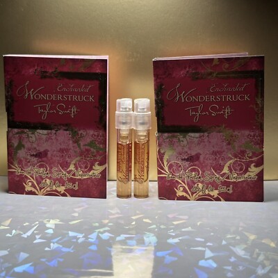 2x Taylor Swift Wonderstruck Enchanted Eau de Parfum Sample Sprays .05oz, 1.5ml