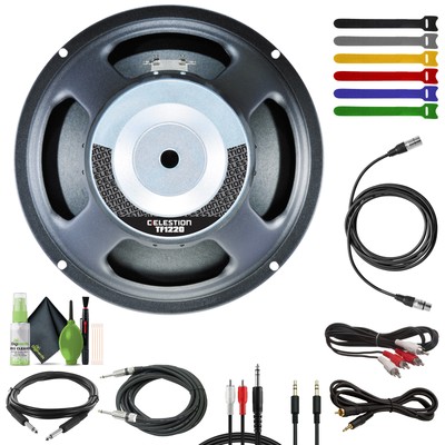 Celestion TF 1220 150 Watt RMS, Raw Frame 12 inch Speaker 8 Ohm - Bundle